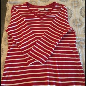 Chicos - striped v-neck
